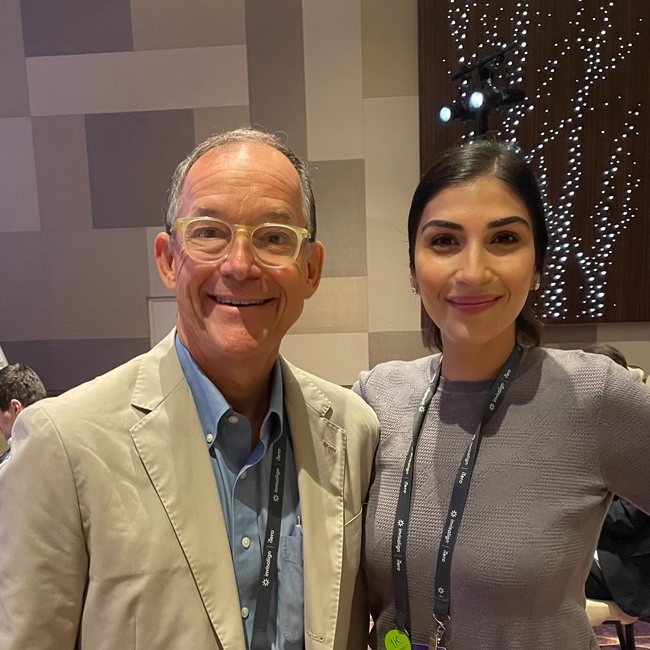 Dr. Bita Moalej with a colleague at the 2026 Invisalign Ortho Summit